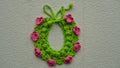 Handmade Crochet Pink Flower Garland Pet Collar 🌸