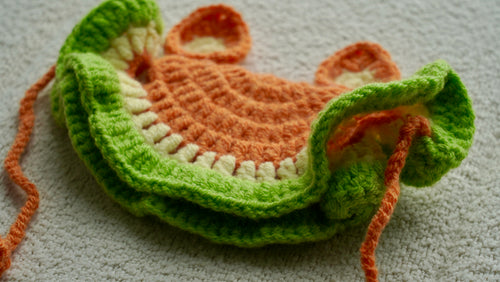 Handmade Crochet Fox Pet Hat 🦊